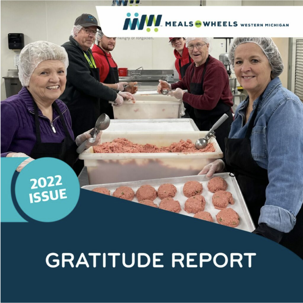 Meals on Wheels Western Michigan 2022 Gratitude Report